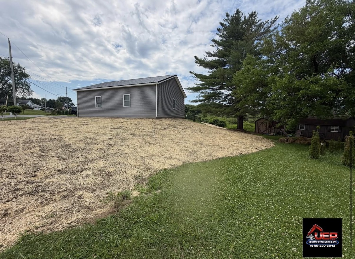 Yard Regrading & Topsoil Installation